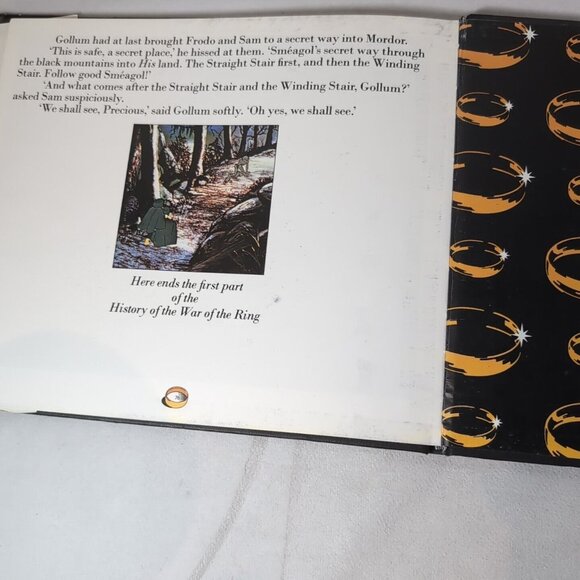 Film Book of Lord of the Rings LOTR JRR Tolkien Hardcover Picture 1978 - Picture 11 of 11